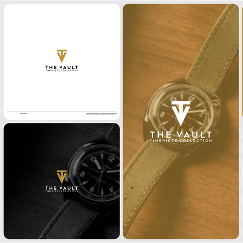 The Vault | Timepiece Collection Logo Contest Design by urwah al-Bariqi_