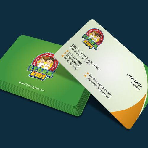 S.T.O.R.M. Program Business Card Design by FishingArtz
