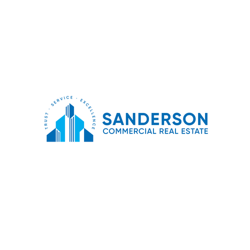 Bring the heat! - Sanderson Commercial Real Estate Logo & Website Design by AnaMaria.Design