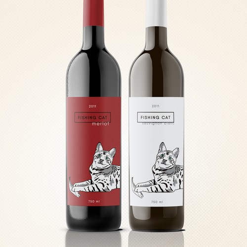 Design a modern wine label for a small new independent brand in India's emerging market (our wine bottled in Italy) Réalisé par Anie Stassia