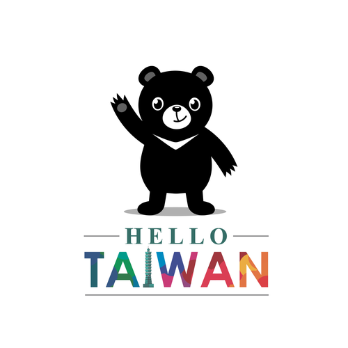 Hello Taiwan Black Bear Design by PetiteM