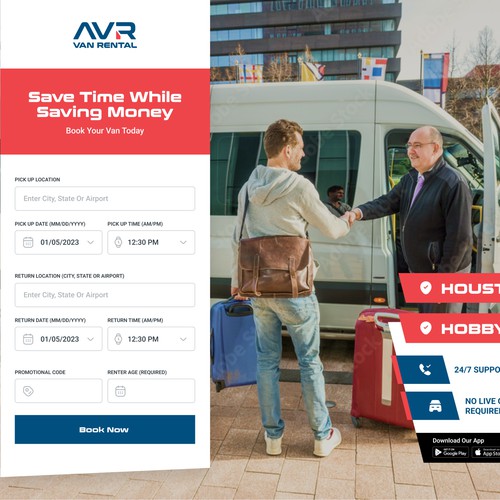 Landing page design contest entry by Mummy Studio