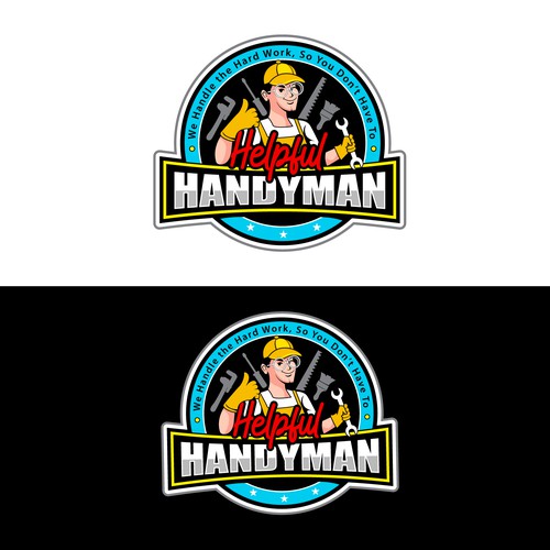 Handyman branding for new business in Iowa Design by websmartusa