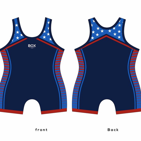wrestling jersey design for Box menwear