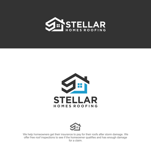 🔵🏠 Design Modern Logo for  Florida’s Top Roofing Company 🔵🏠 Design by nahwu