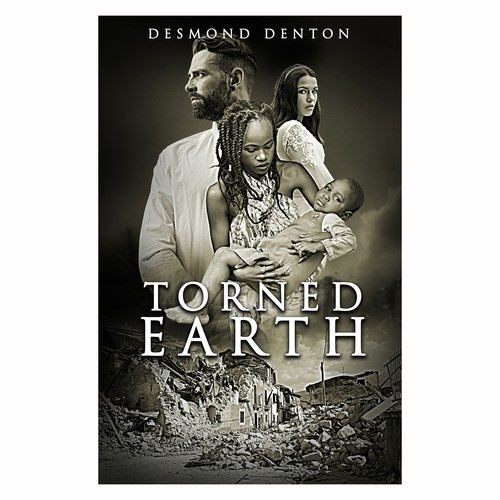 Dramatic book poster for an epic historical inspired earthquake tale (1969 TULBAGH SOUTH AFRICA) Design by didiwahyudi.trend