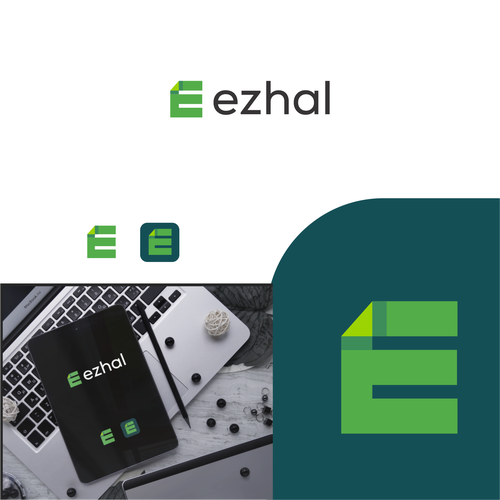 Mobile application logo for "Ezhal" Diseño de Elesense