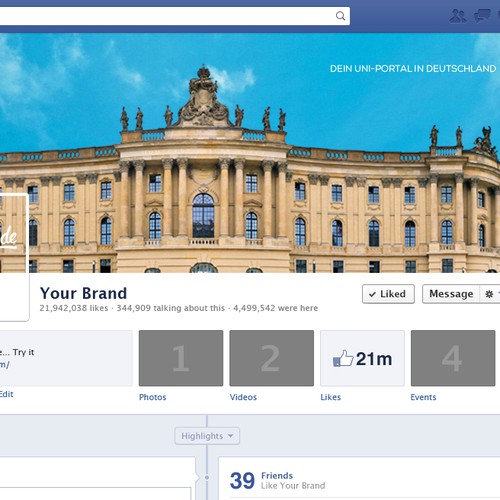 Awesome Facebook Cover for Student Platform Design by Caveart