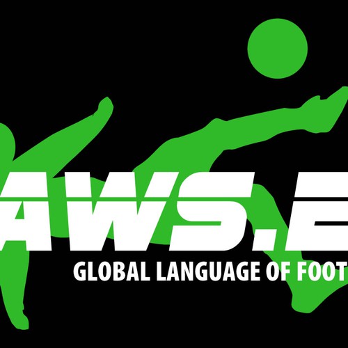 Global football (soccer) logo - baws.eu Design by samivo