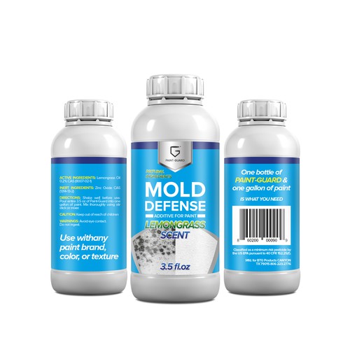 Paint Additive Label Redesigned for Store Shelves Design by creationMB