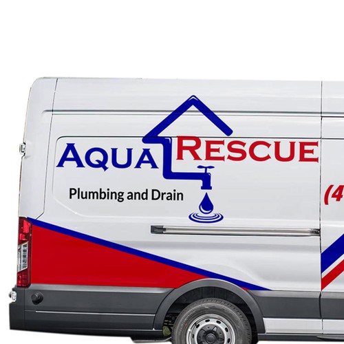 Aquarescue Van Wrap Design by A_Ndesign