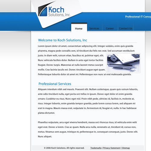 $500.00 Website template (Design only) Design by Norman1337