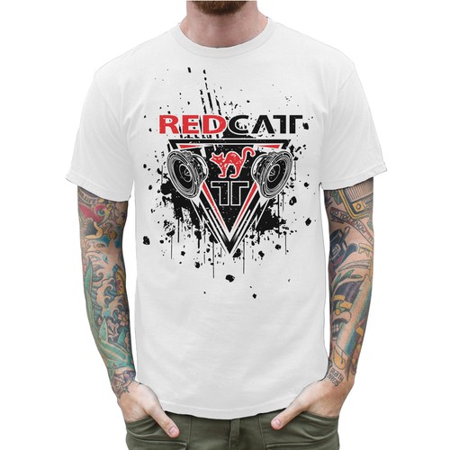 T-shirt design for audio brand Design by -Diamond Head-