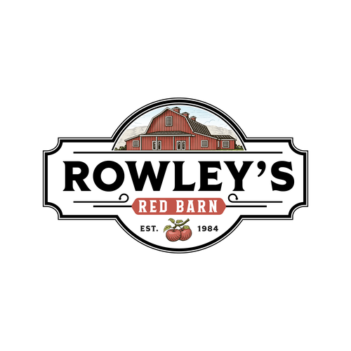 Logo and Brand Guide for Rowley's Red Barn Design by chusnanlutfi