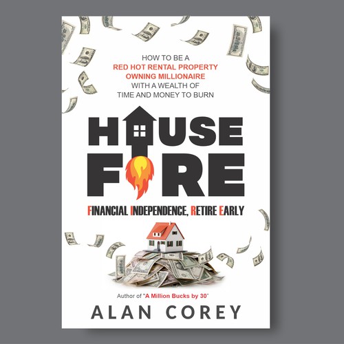 Eye-catching BOOK COVER with REAL ESTATE and EARLY RETIREMENT focus Design by Songv™