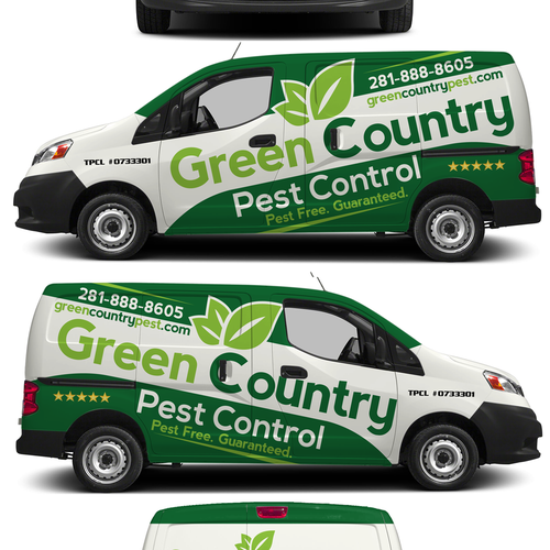 Stunning Wrap for Pest Control Van Design by theANUNGs