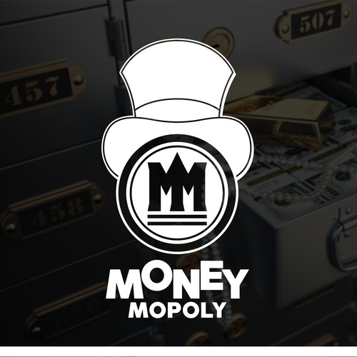 Minimalistic Logo for Make Money Online YouTube Channel "MoneyMopoly" Design by rocketstudio