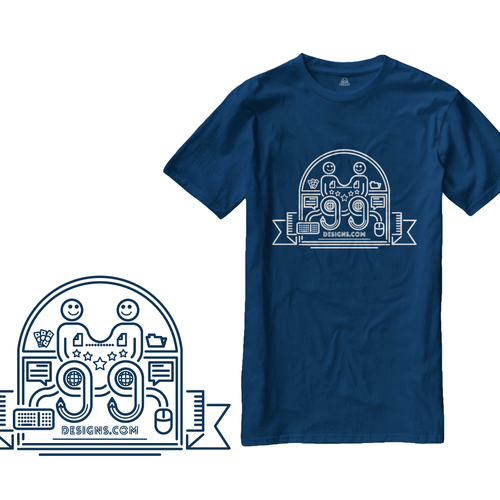 Create 99designs' Next Iconic Community T-shirt Diseño de cissy ( Qilart )