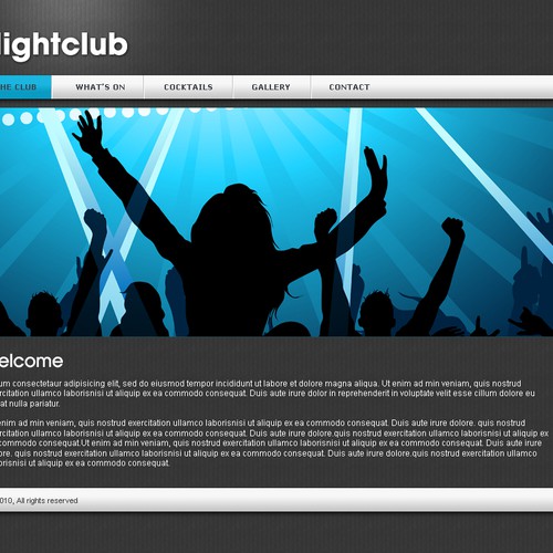 1-3 Page Website Template Design von RickBewell