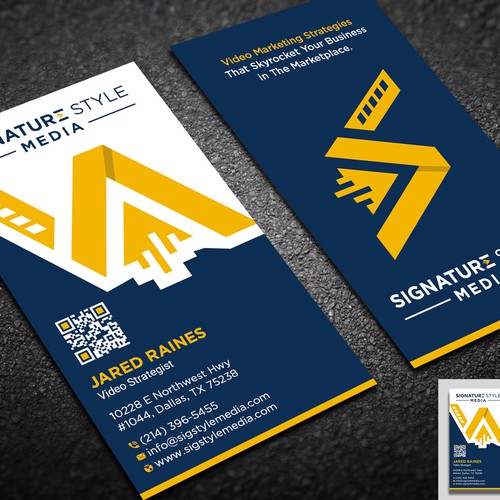 Design the Perfect Signature Style Business Card for my Video Production Company Design by prosenjit_P