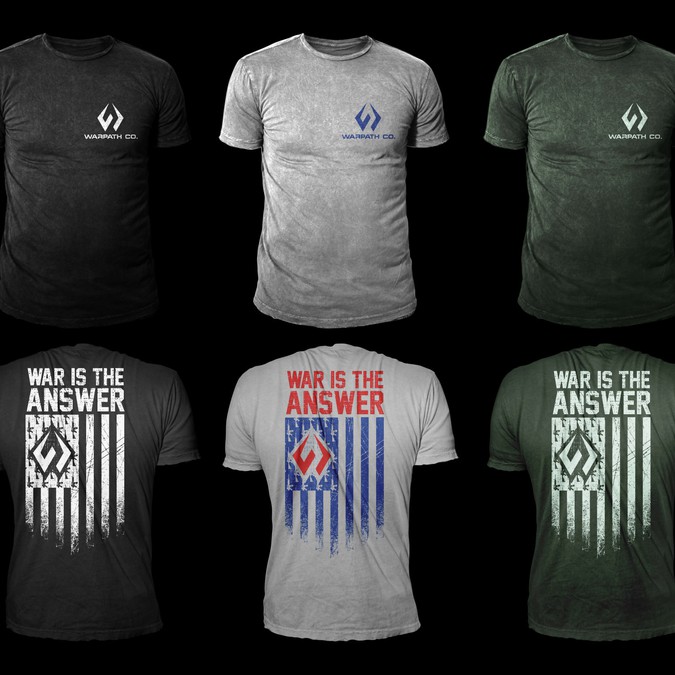 WAR IS THE ANSWER T-SHIRT | WARPATH CO. | T-shirt contest