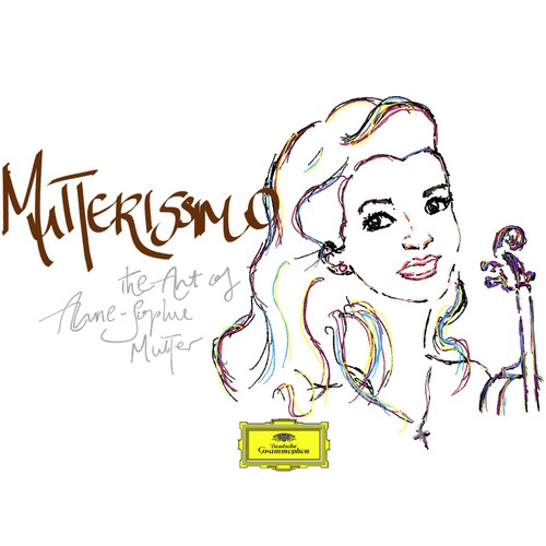 Illustrate the cover for Anne Sophie Mutter’s new album Ontwerp door M-AH
