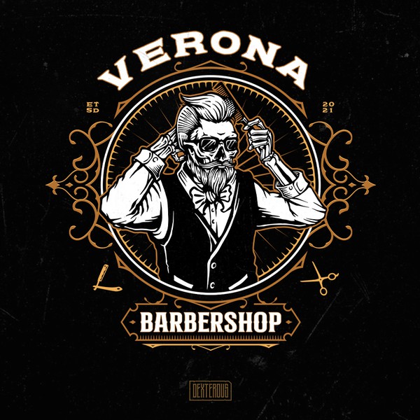 Verona Barbershop Logo