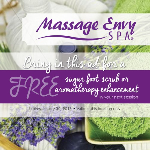 Create An Ad For Massage Envy Spa Postcard Flyer Or Print Contest