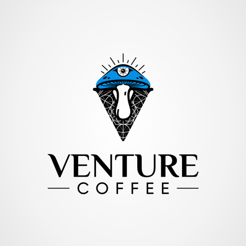 Venture coffee is a newly established coffee company seeking a psychedelic inspired logo! Design by Spidol clasic