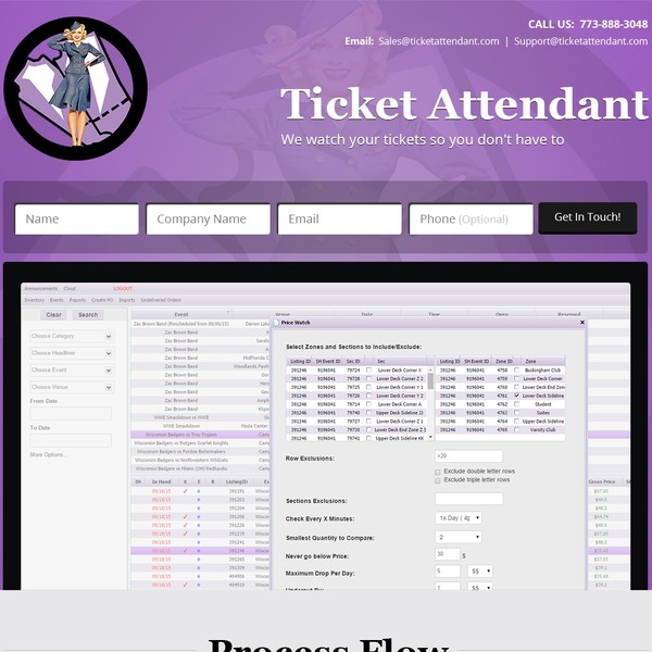 Landing Page for Business to Business Software