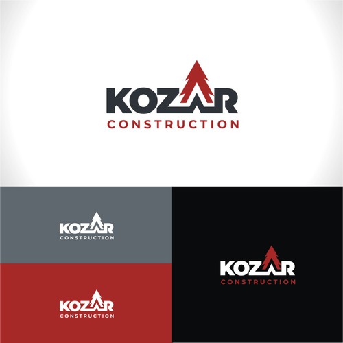 Simple Construction Company Logo with Creativity Design by MAhi2014