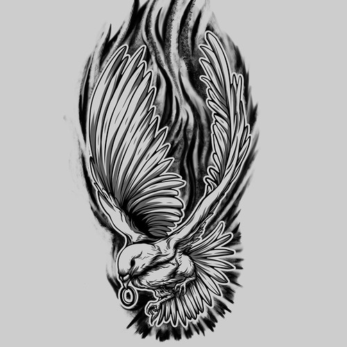 Tattoo design Design by Athew_Yana
