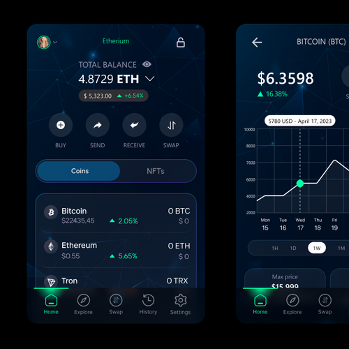 Web3 & Crypto Wallet Chrome extension Design by Iceberg-Studio