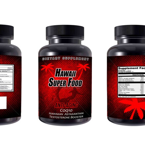 Designs | Create a Men's Anti-Aging Vitamin Supplement Label | Product ...