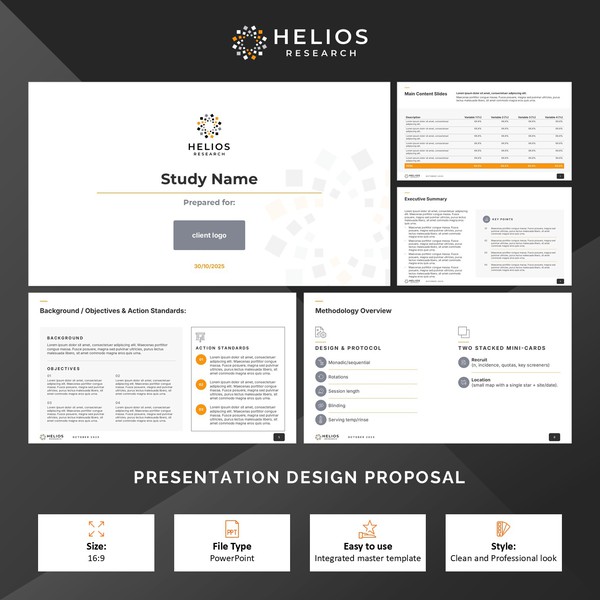 Helios presentation design proposal