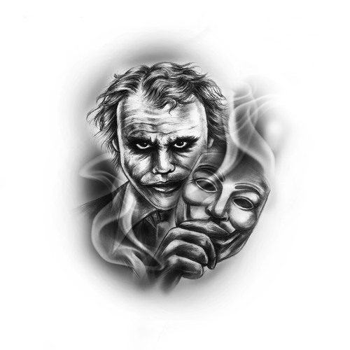 Tattoo Designs - Joker Anonymous Design by missd.tattoos