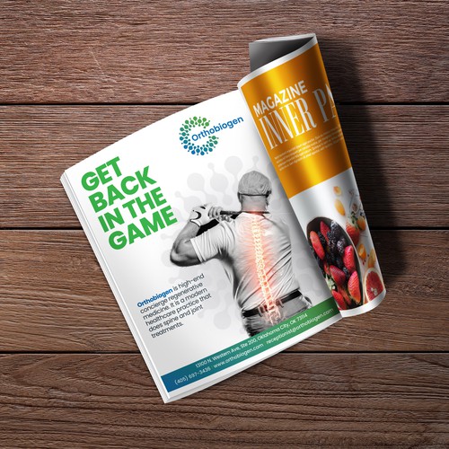 Design Design a High-End, Full Page Magazine Ad for a Healthcare Facility por inventivao