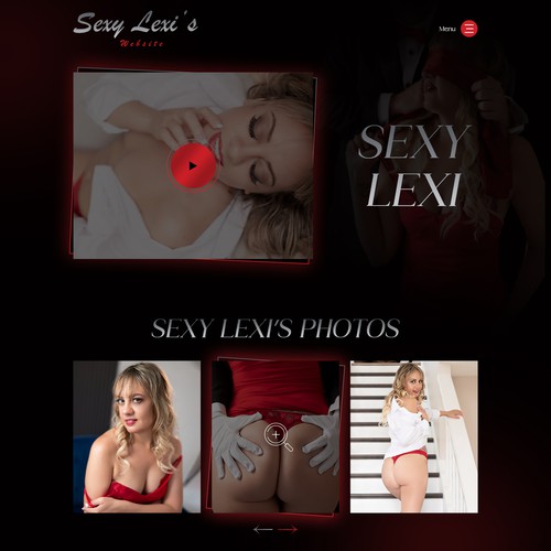 One page elegant model site Design by ʟǟʀǟ ɛֆքօֆǟ