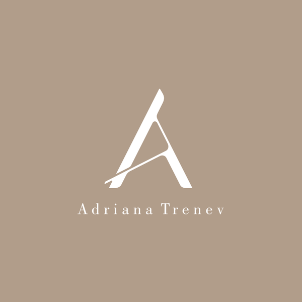 Design a modern, sophisticated logo for Adriana Trenev, a luxury real estate agent in coastal California.