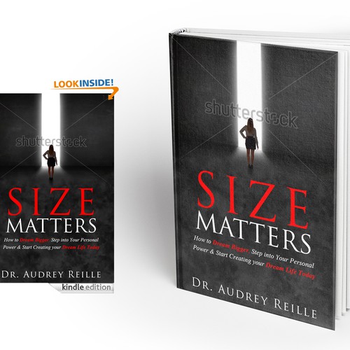 Design an Inspiring Book Cover for "Size Matters" on Dreaming Big! Design by Milan Kojic Art