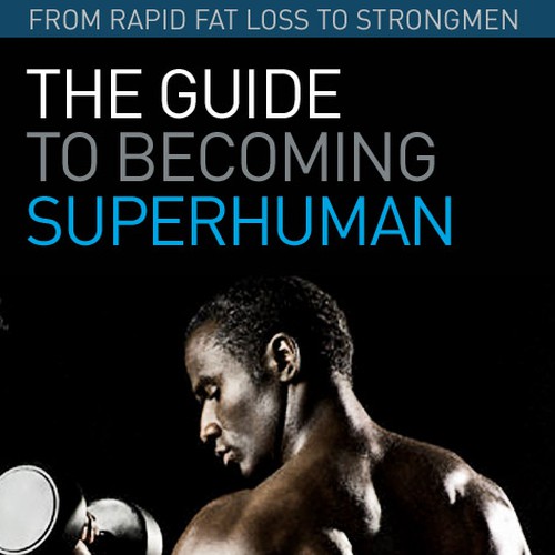 "Becoming Superhuman" Book Cover Diseño de leesteffen