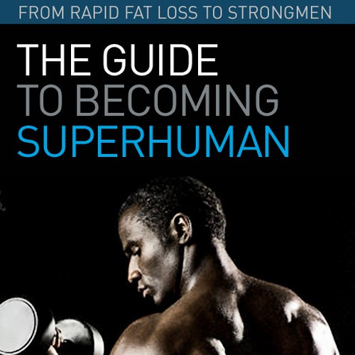 "Becoming Superhuman" Book Cover Design by leesteffen