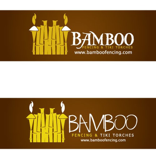 Logo for Bamboo Fencing.com Design by mes