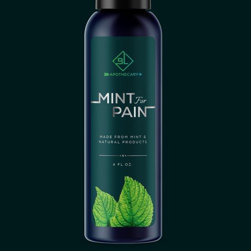 Pain Spray Label Design by Rifat_Jishan