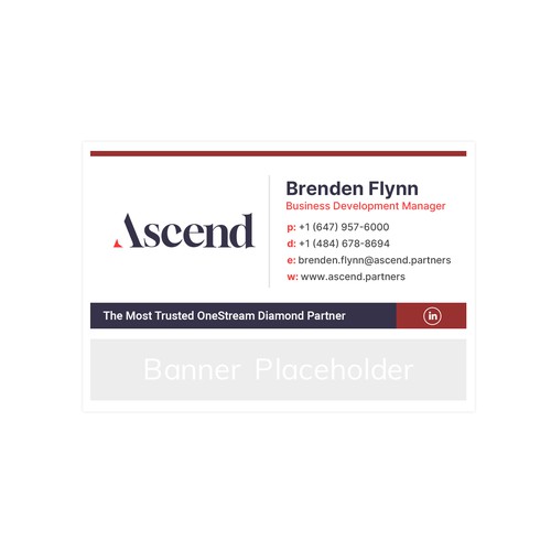 Design di Ascend Partners New Branded Email Signature di Design"R