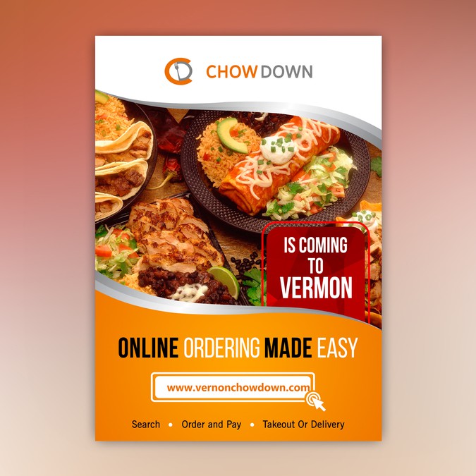 Create a Beautiful Online Ordering Flyer | Postcard, flyer or print contest