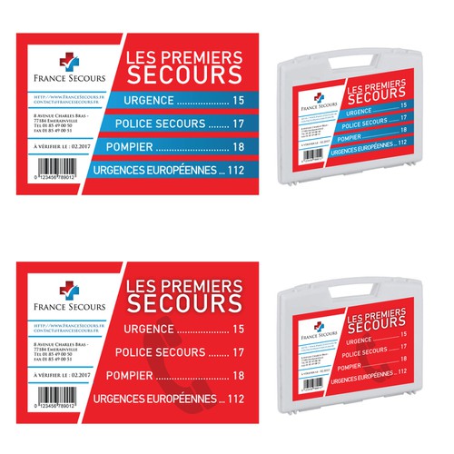 Etiquette pour le premiers secours Design by archandart