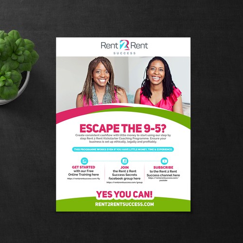 Create a Ridiculously Good Flyer for Rent 2 Rent Success Design by ektadevesh