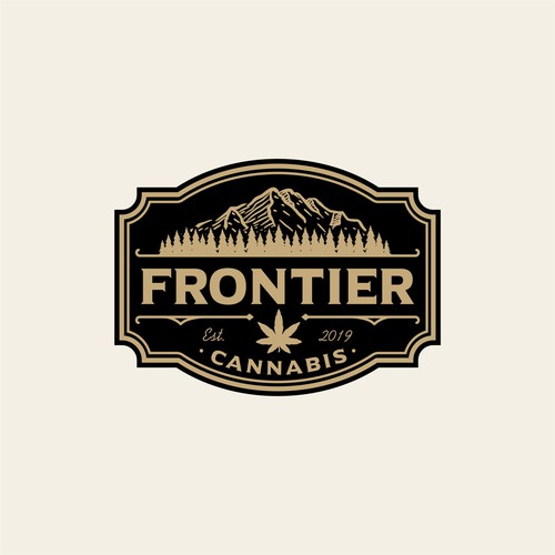 Design a West Coast Cannabis Retail Store Logo called Frontier Design by Mardhi87