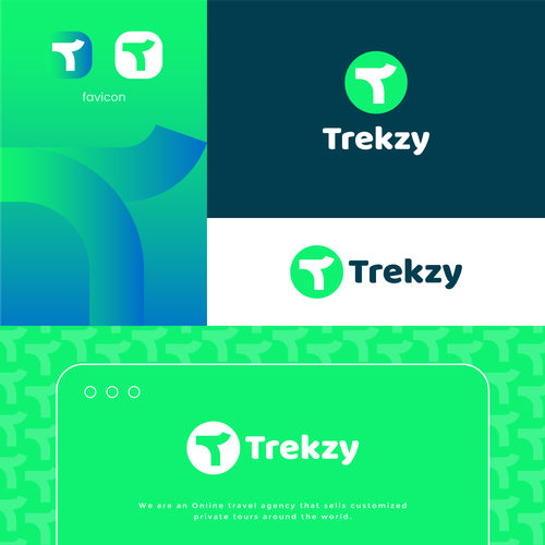 Trekzy - An online travel Agency Design by Yippika